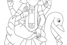 220x150 Shiva Coloring Page
