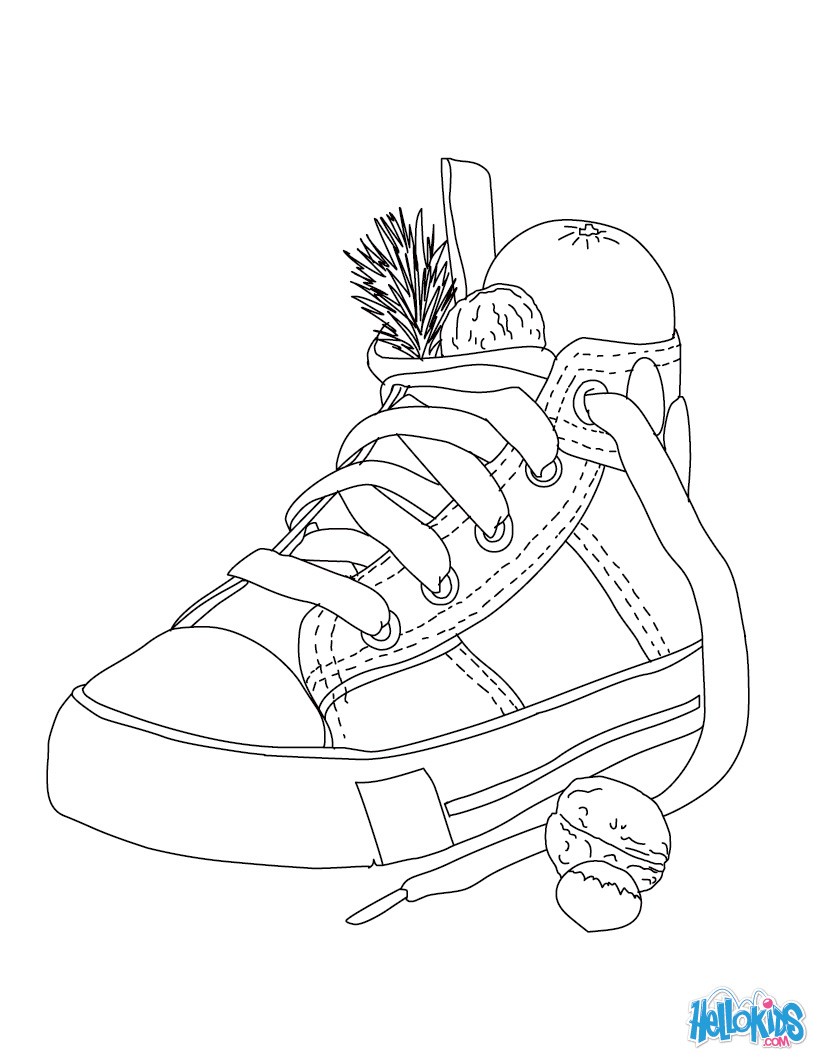821x1061 German Boots Filled With Gifts Coloring Pages