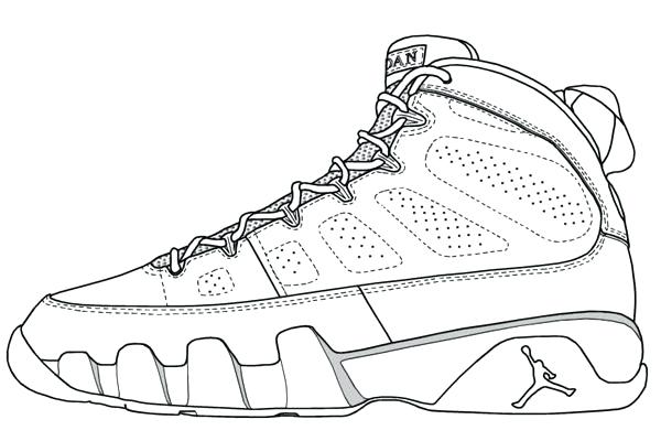 600x400 Shoes Coloring Page Coloring Ideas Pro