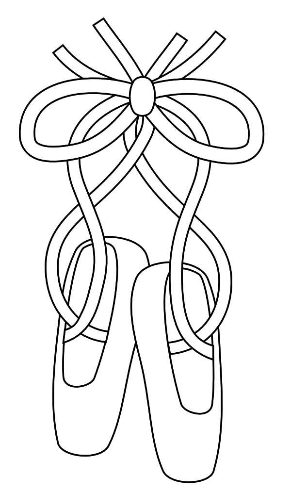 600x1014 Ballet Shoes Coloring Pages For Cure Page Photo Sheets