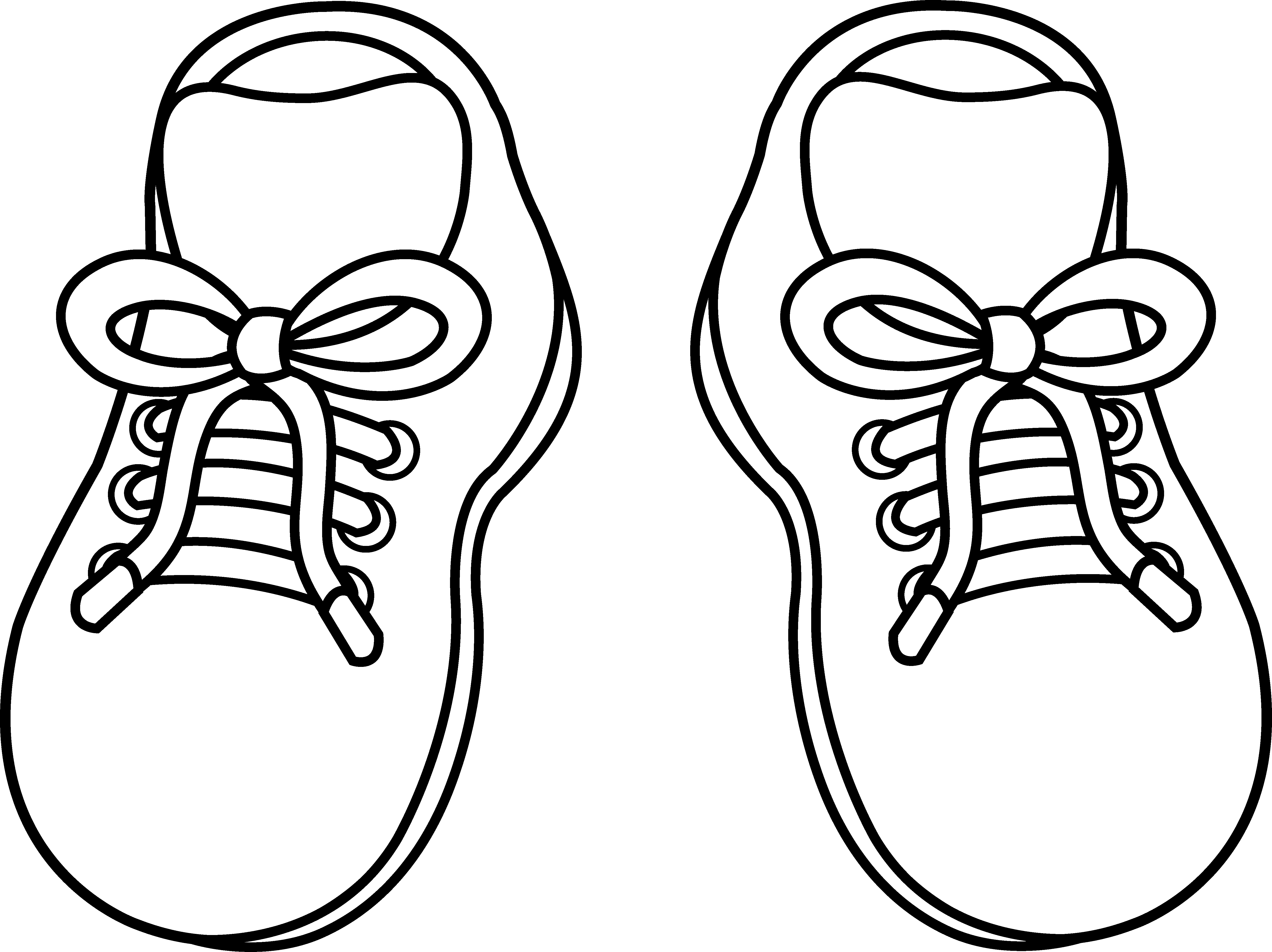 5540x4147 Shoes Coloring Pages