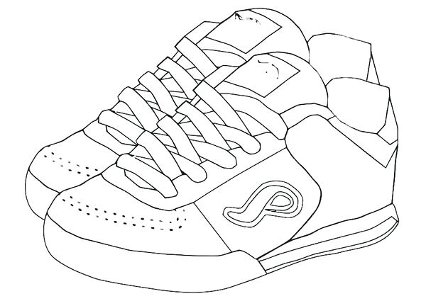 600x425 Shoes Pictures To Color Shoe Color Page Shoe Coloring Pages