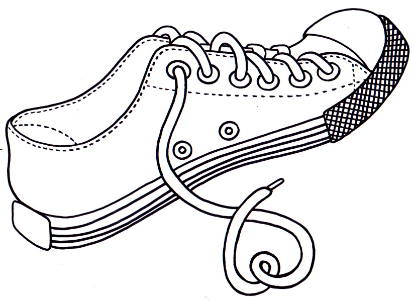 820x599 Awesome Shoe Coloring Page Shoes Pages Print Murderthestout