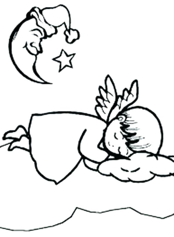600x815 Glamorous Shooting Star Coloring Page Crescent Moon Coloring Page
