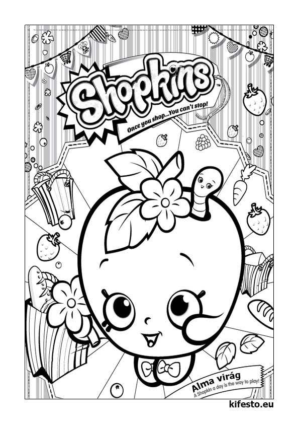 595x842 Printable Shopkins Coloring Pages Season New