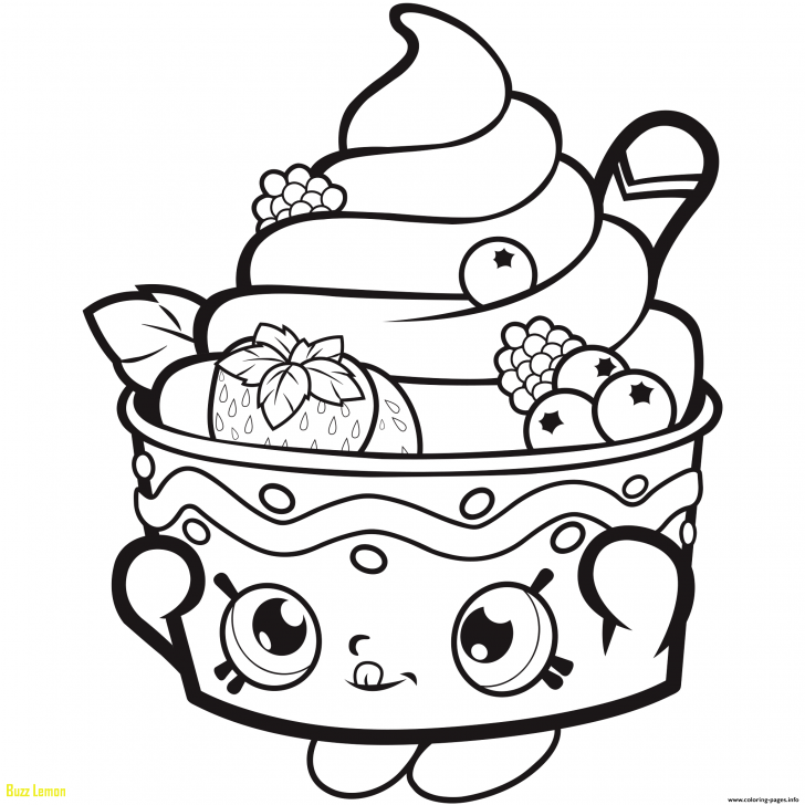 728x728 Shopkins Coloring Page Season Buzz Coloring