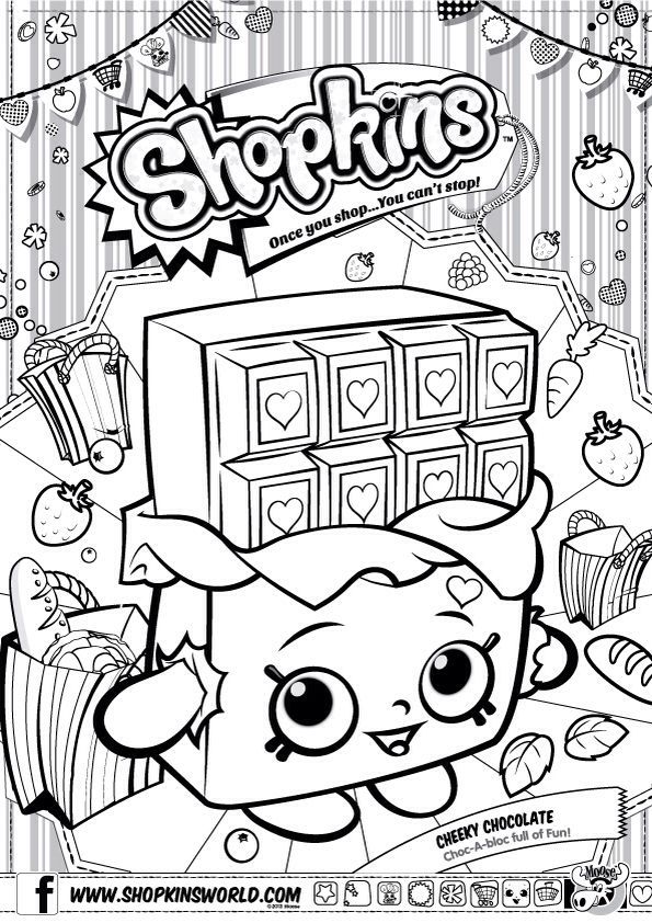 595x842 Shopkin Coloring Pages Season Shopkins Are Collectable Toys