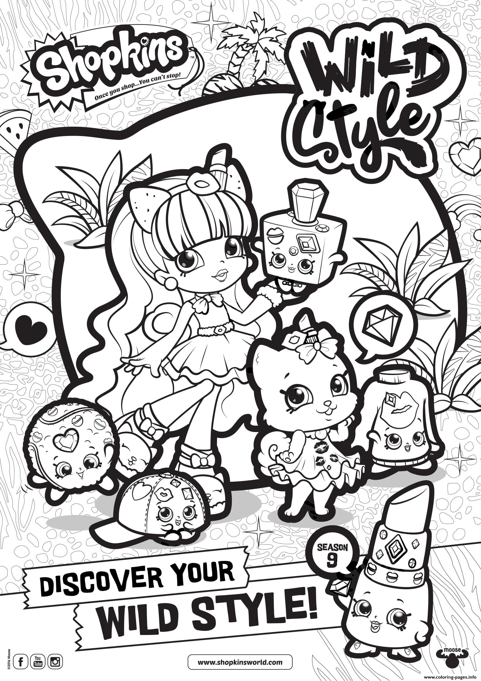 1654x2339 Print Out Coloring Pages Of Shopkins Shopkins Season Wild
