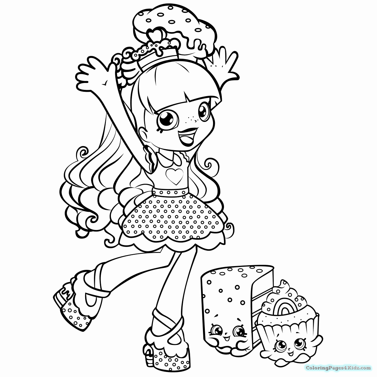 1200x1200 Shopkins Characters Coloring Pages Pictures Top Free Printable