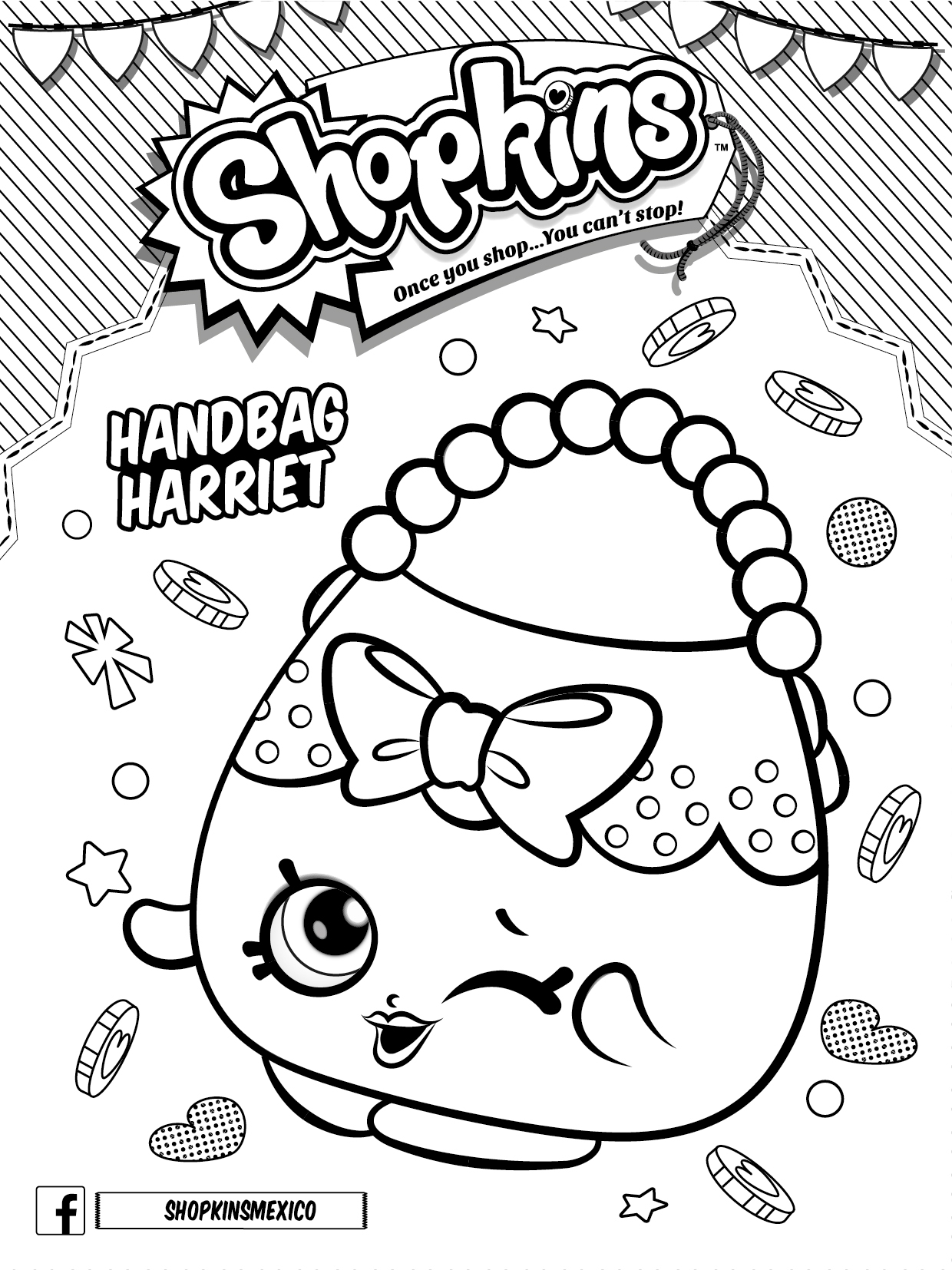 Shopkins Characters Coloring Pages at GetDrawings | Free download