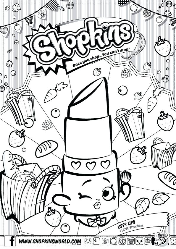 595x842 Shopkins Christmas Coloring Pages Colour Color Page Lippy Lips