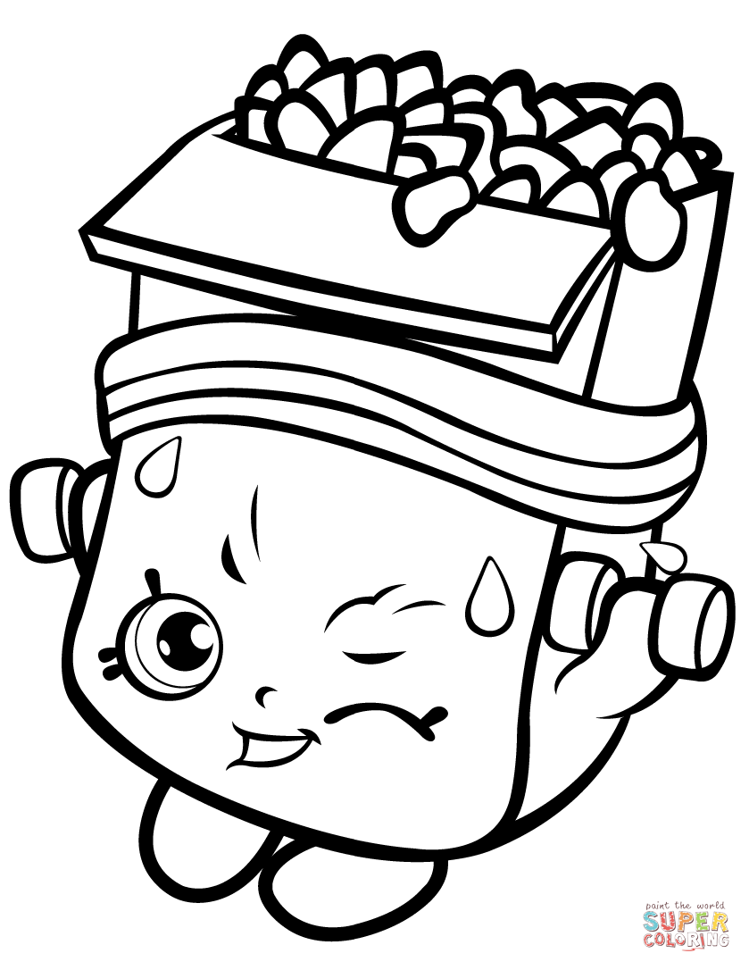 839x1086 Valuable Lippy Lips Shopkins Coloring Page Sho