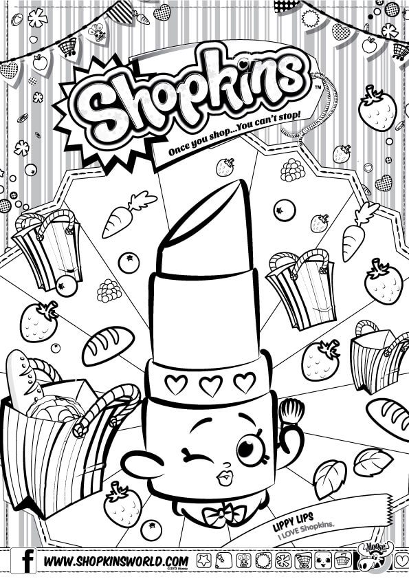595x842 Shopkins Coloring Pages Season