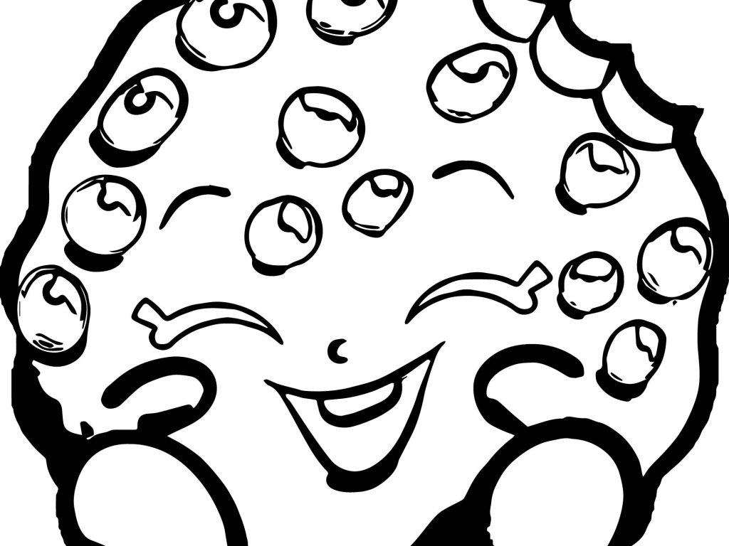 1024x768 Modest Design Cookie Coloring Pages Shopkins Baby Cookie Coloring