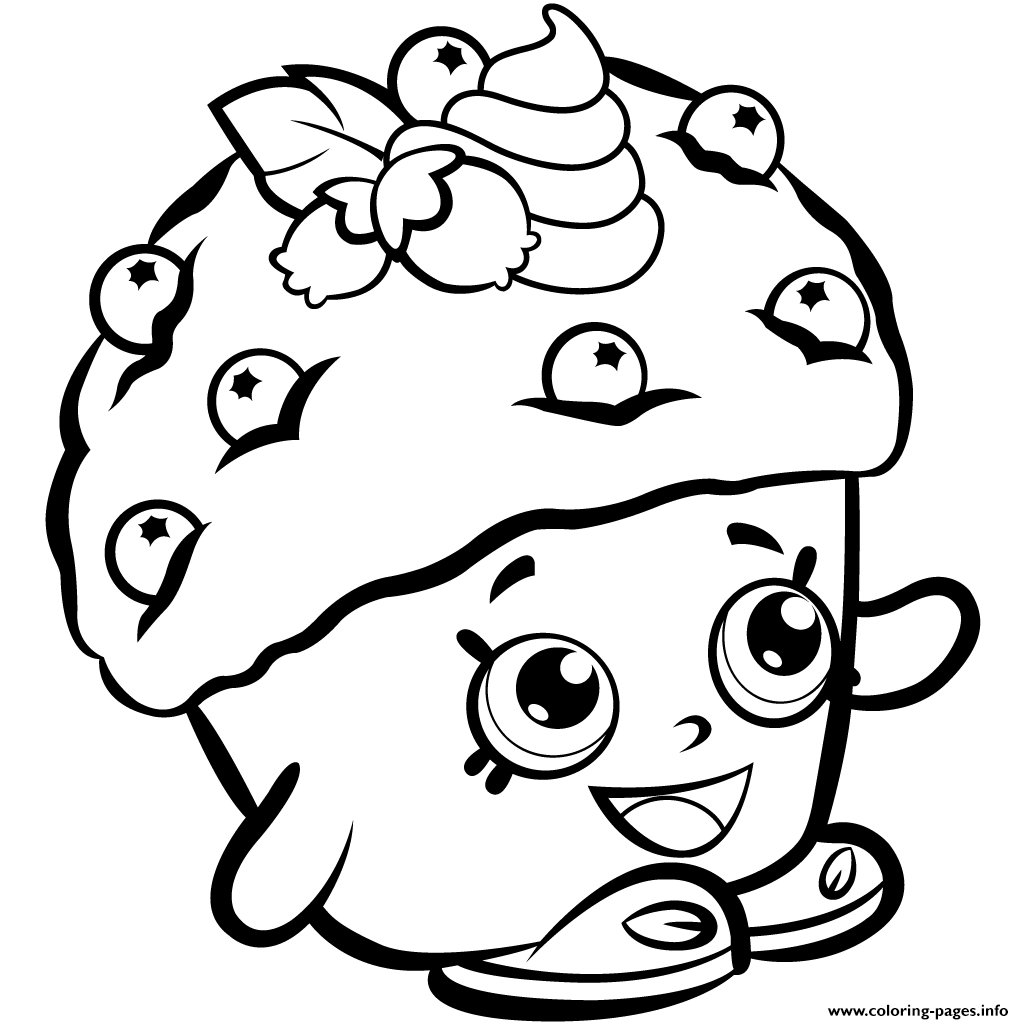 1024x1024 Powerful Shopkins Cupcake Queen Coloring Pages Shopkin Page Free