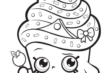 469x304 Shopkins Coloring Pages Cupcake Queen Just Colorings