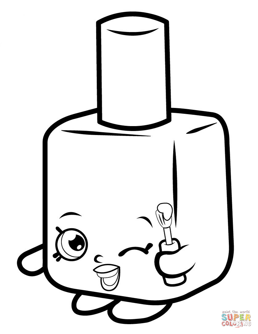 839x1086 Lippy Lips Shopkin Coloring Page Shopkins Pages Online