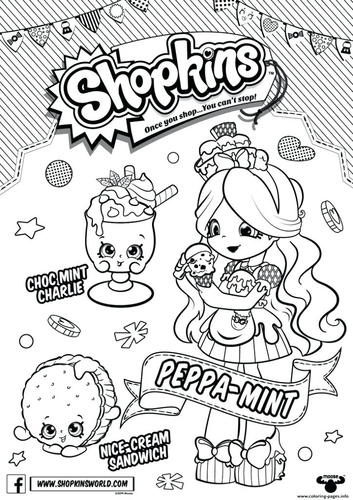 724x1024 Shopkins Coloring Pages For Kids