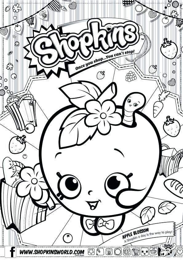 595x842 Shopkins Coloring Pages To Print Coloring Pages Season Shopkins