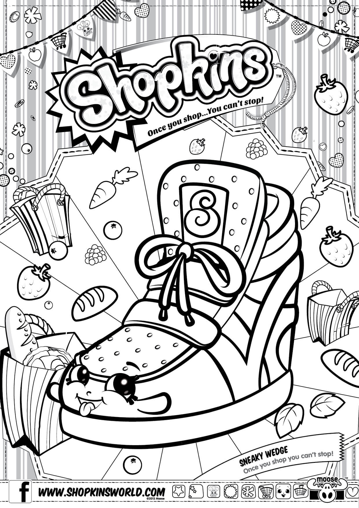 1240x1754 Shopkins Coloring Pages
