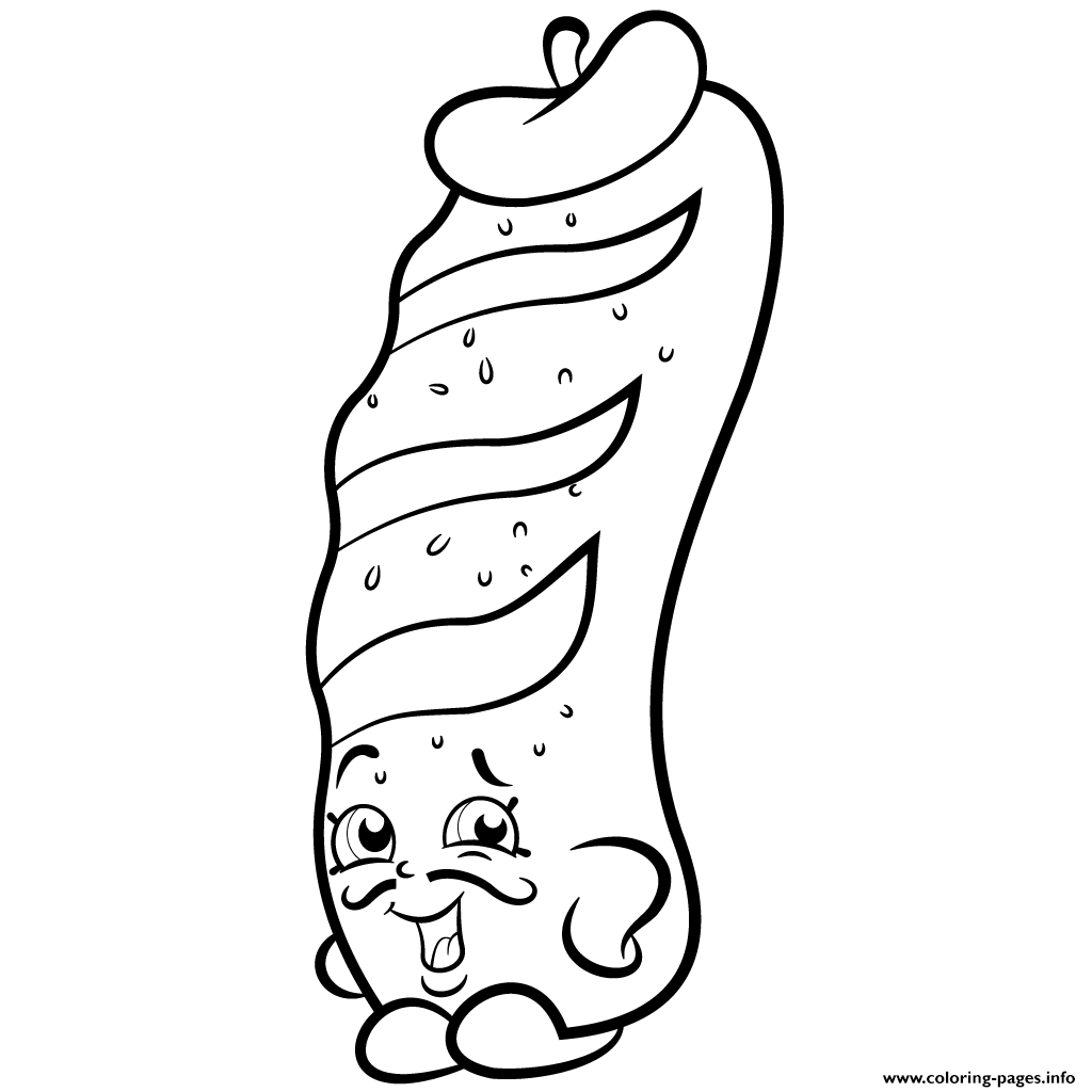 1024x1024 Print Slick Breadstick With Mustache Shopkins Season Coloring