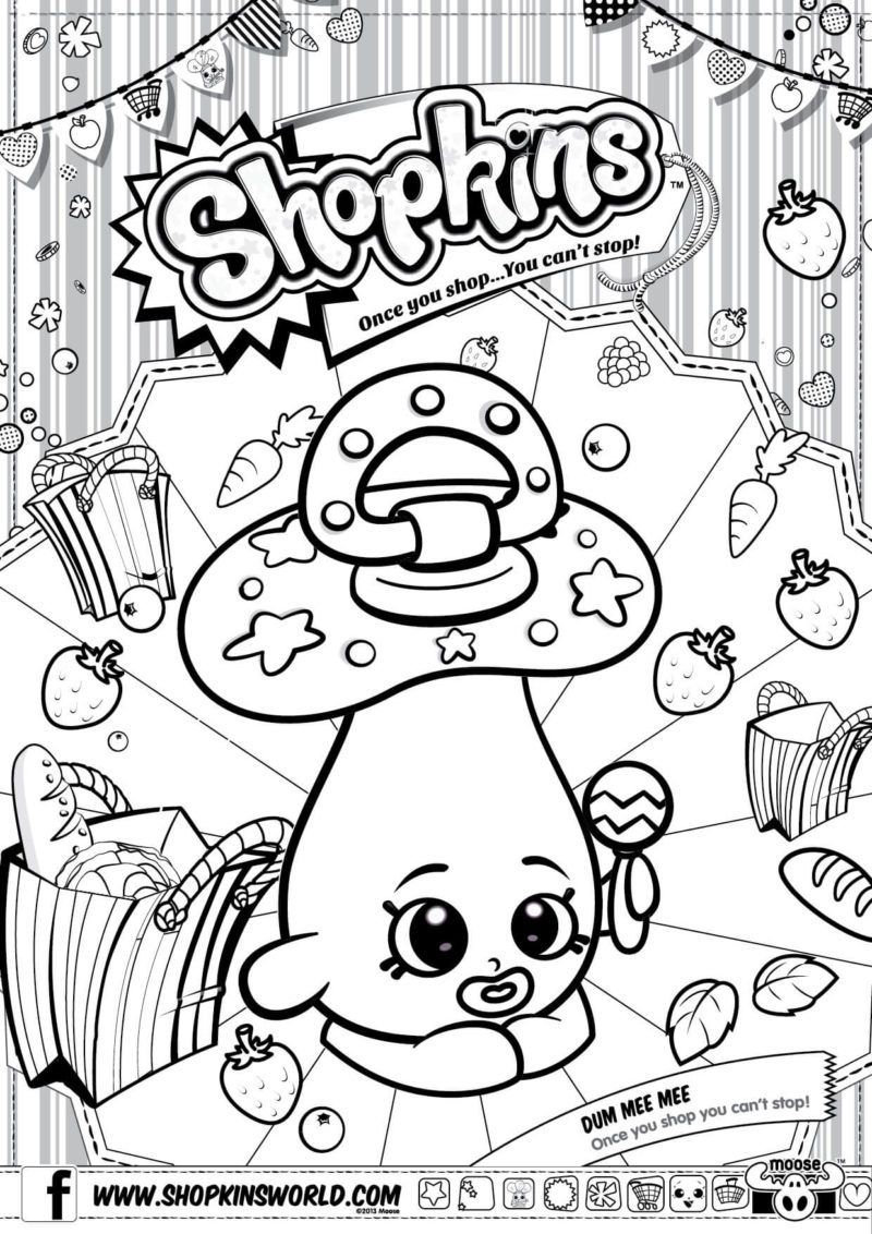 800x1132 Shopkins Coloring Pages Season Dum Mee Mee Shopkin Party