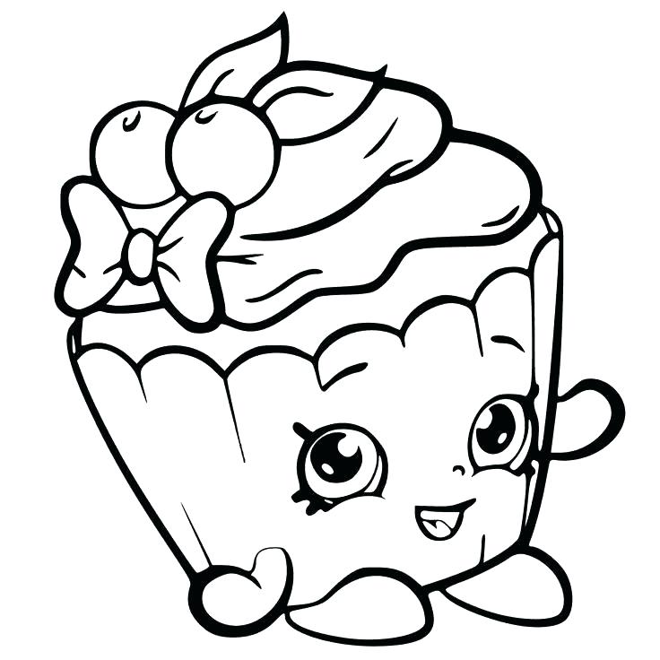 736x736 Shopkins Printable Coloring Pages Colour Color Page Strawberry