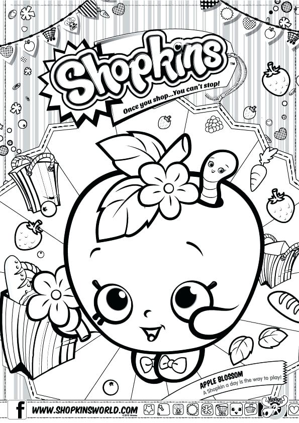 595x842 Shopkins Printable Coloring Pages Together With Coloring Pages