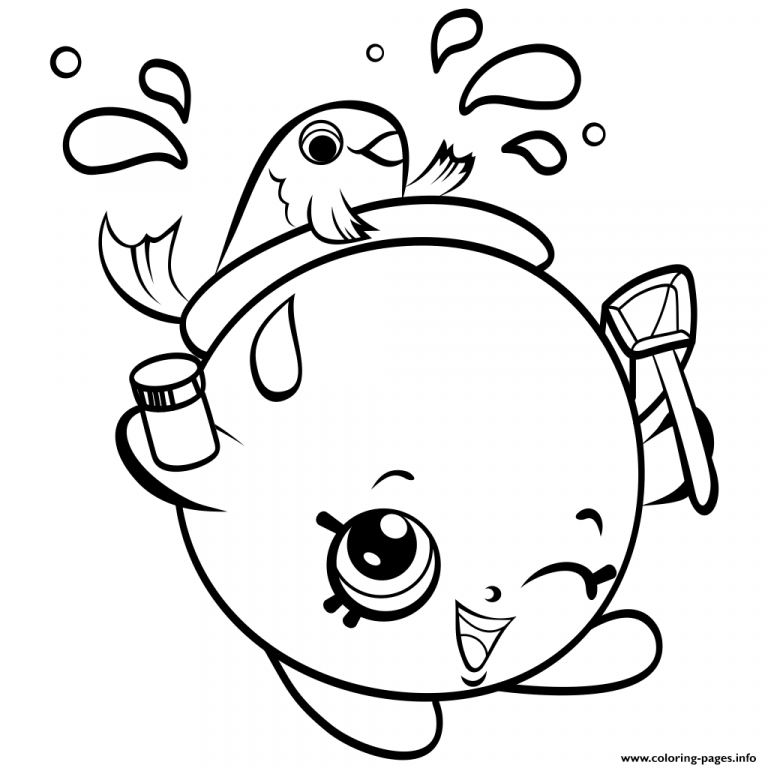 768x768 Printable Shopkins Coloring Pages Season Fresh