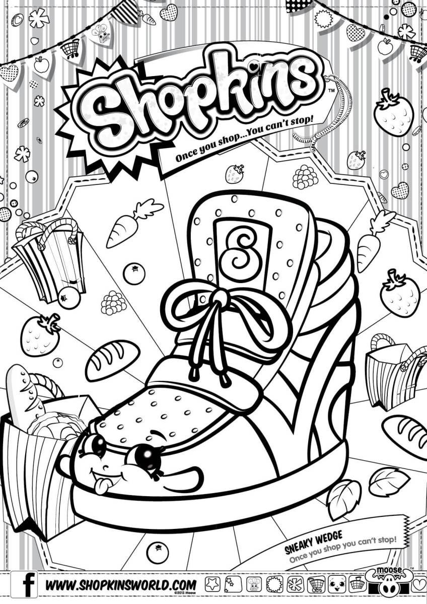 848x1199 Printable Shopkins Coloring Pages Season New Made