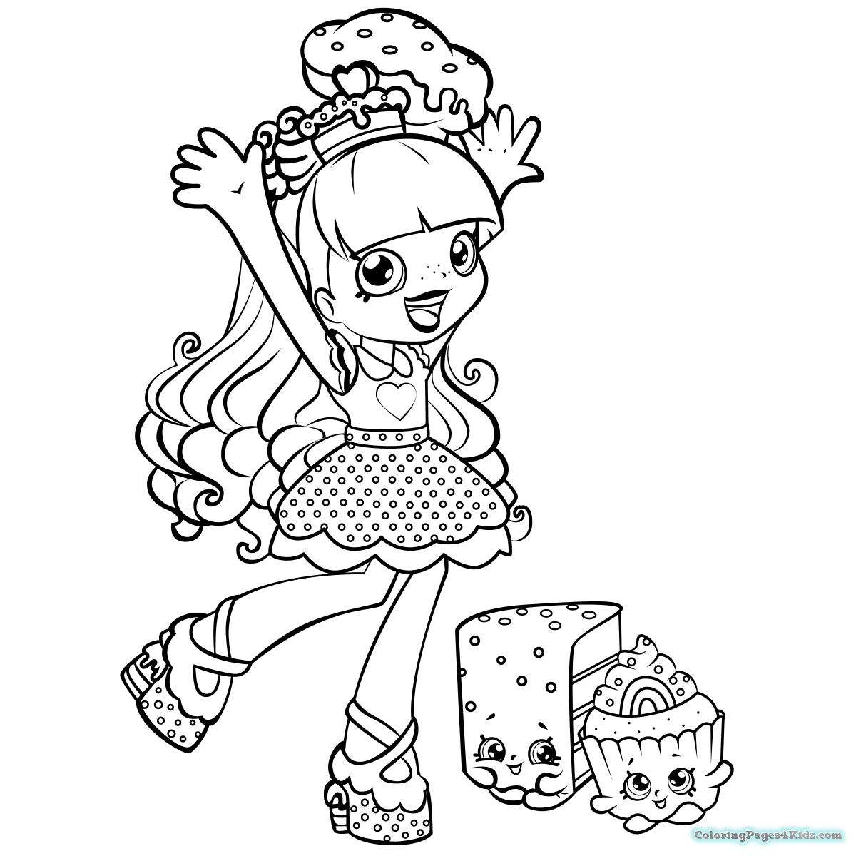 1200x1200 Shopkins Coloring Pages