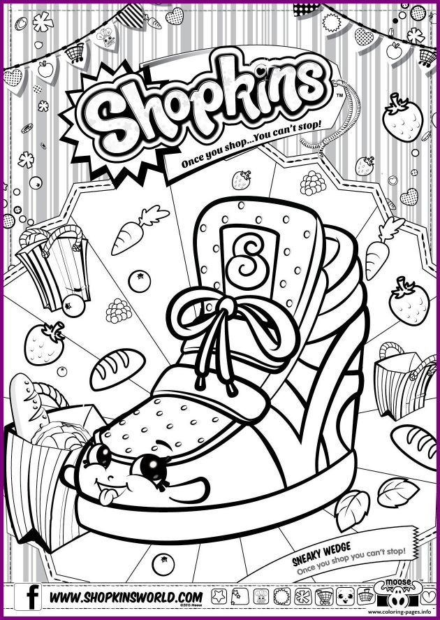630x887 The Best Shopkins Coloring Pages Popette To For Print Concept