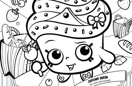 460x300 Shopkins Colouring Pages Cupcake Queen Shopkins Printables
