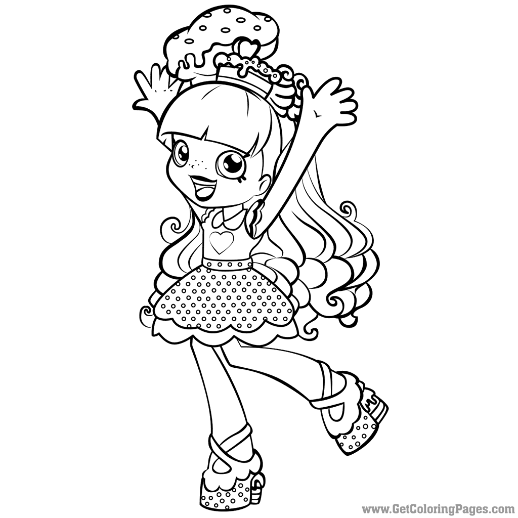 Shopkins Dolls Coloring Pages at GetDrawings | Free download