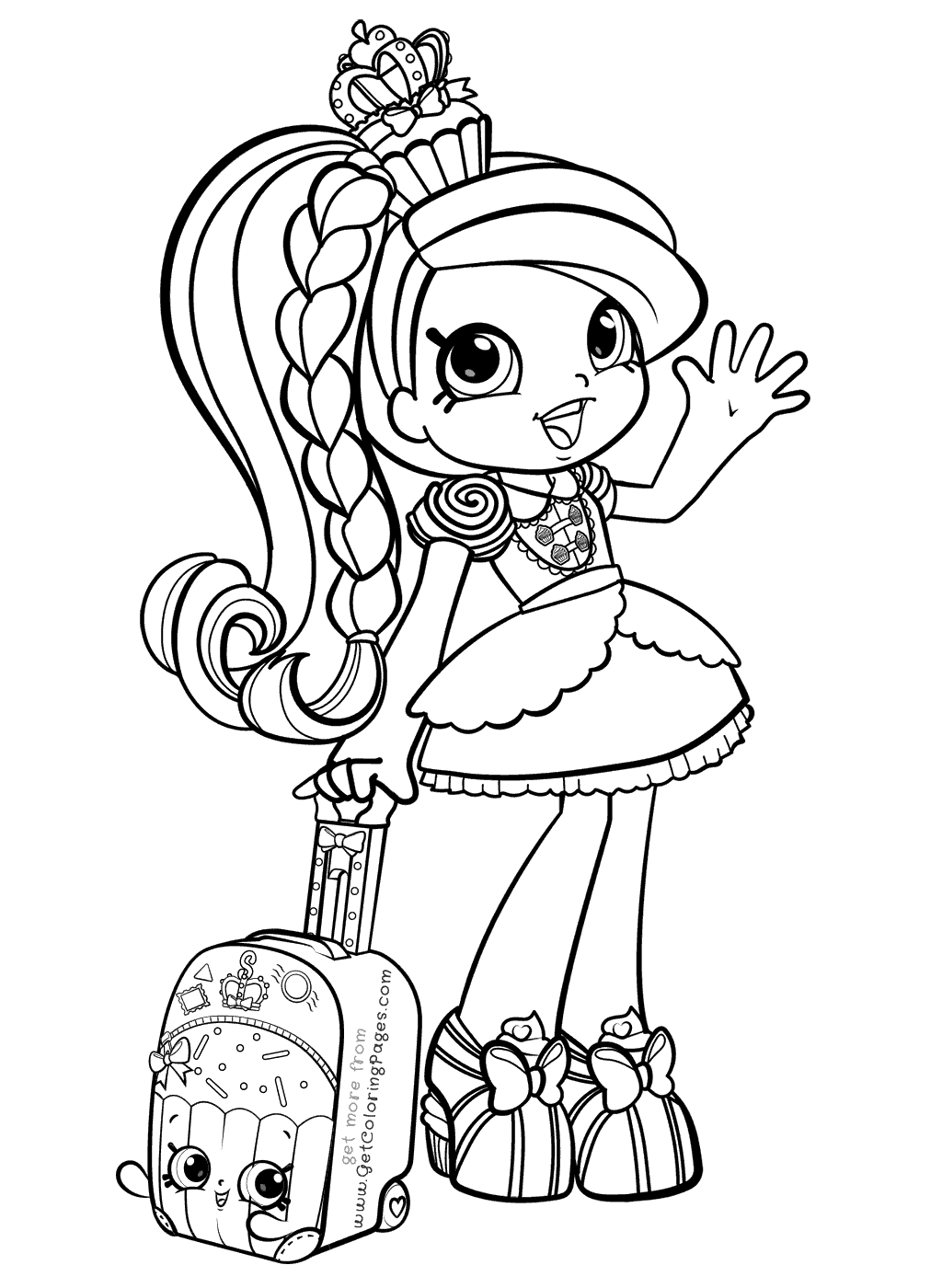 1024x1400 Shopkins Girl In World Vacation Coloring Pages
