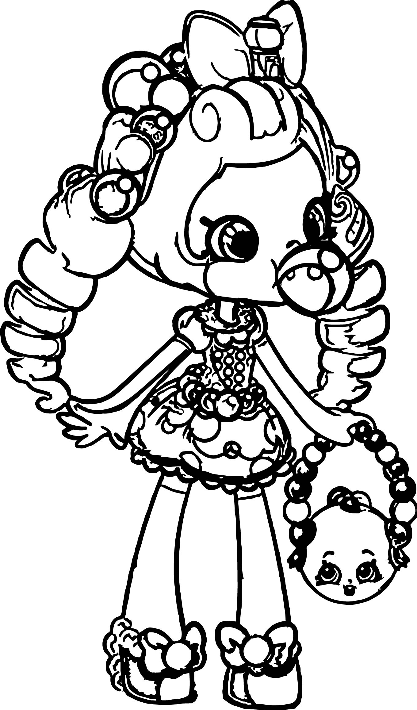 1360x2315 Shopkins Girls Coloring Pages Free Free Coloring Sheets