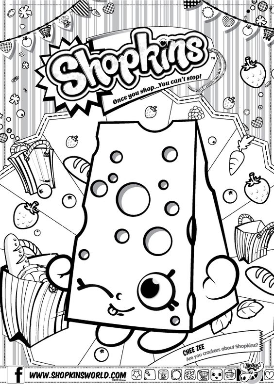 564x798 Chee Zee Free Coloring Page Kids, Shopkins Coloring Pages