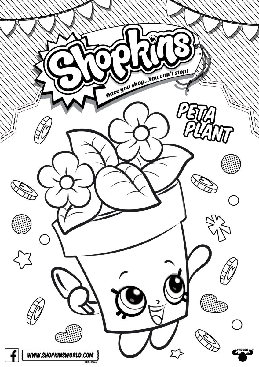 848x1199 Shopkins Birthday Party Ideas New Coloring Sheets
