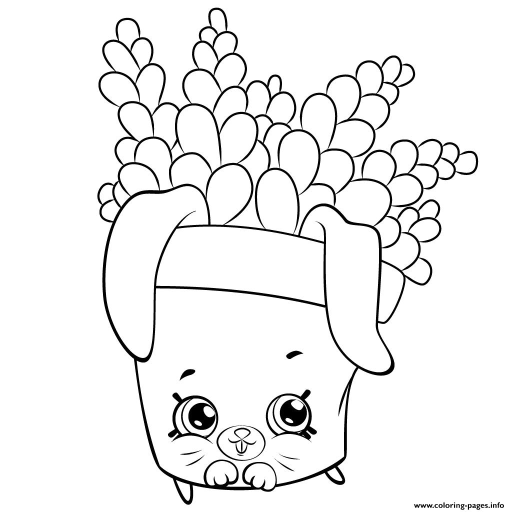 1024x1024 Cute Fern To Color Petkins Shopkins Coloring Pages Printable