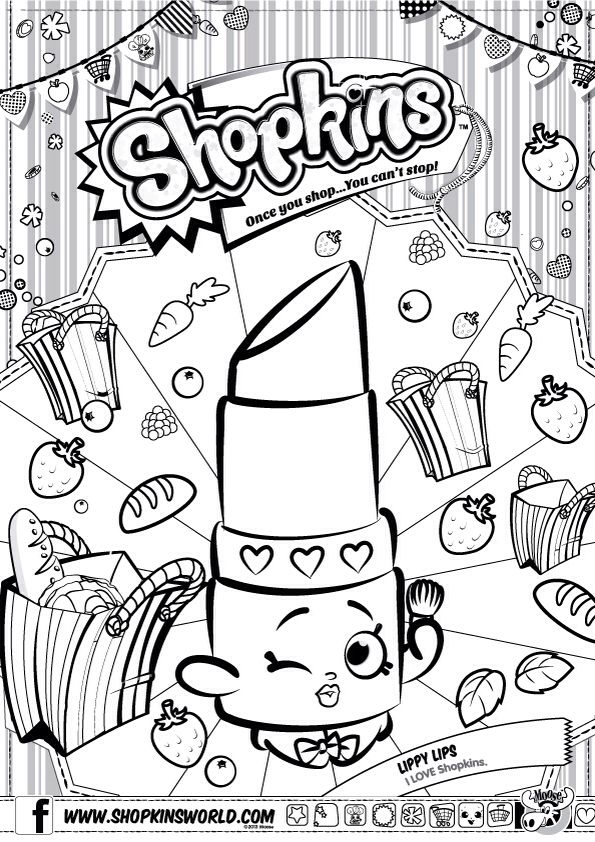 595x842 Best Shopkins Coloring Pages Images On Kids Part