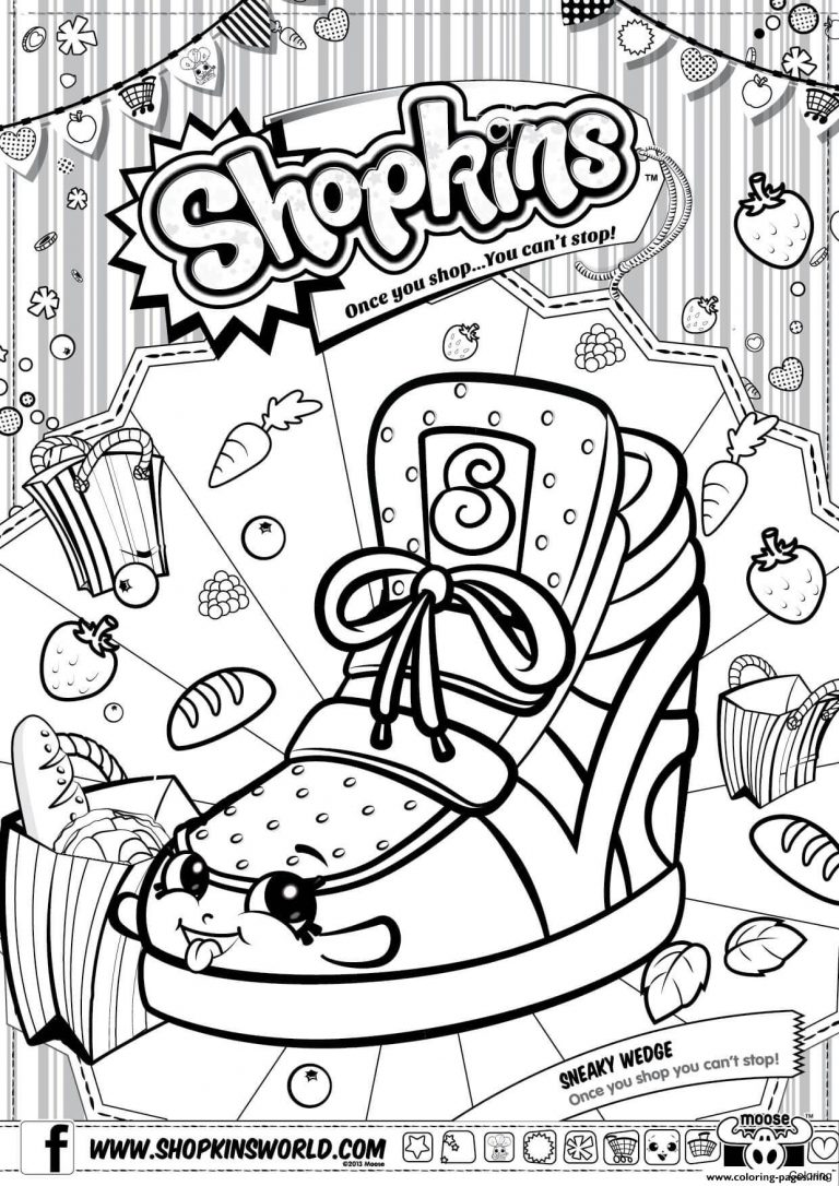 768x1086 Hurry Lippy Lips Coloring Page Shopkins Season Pages