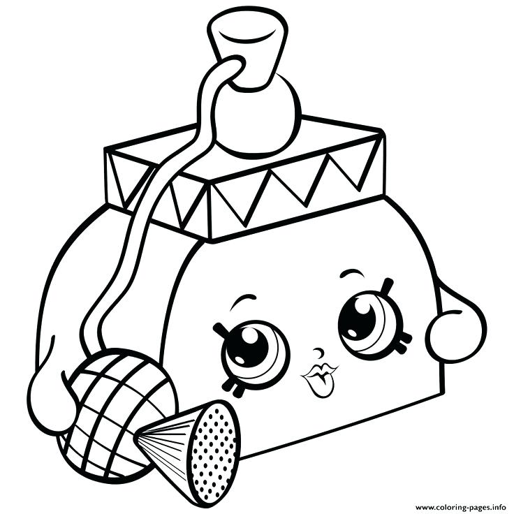 736x736 Shopkins Printable Coloring Pages Colour Color Page Strawberry