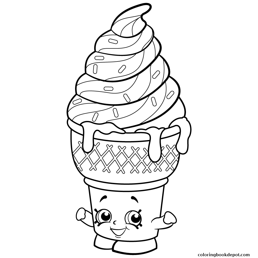 1024x1024 Sweet Ice Cream Dream Shopkins Season Coloring Pages