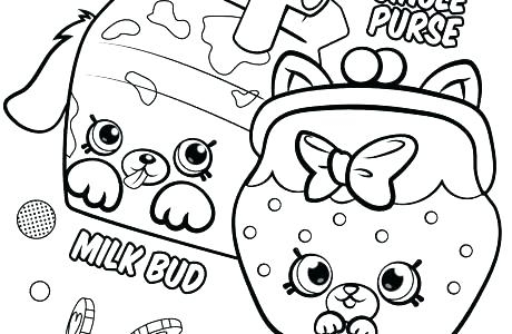 460x300 Coloring Pages Shopkins Season