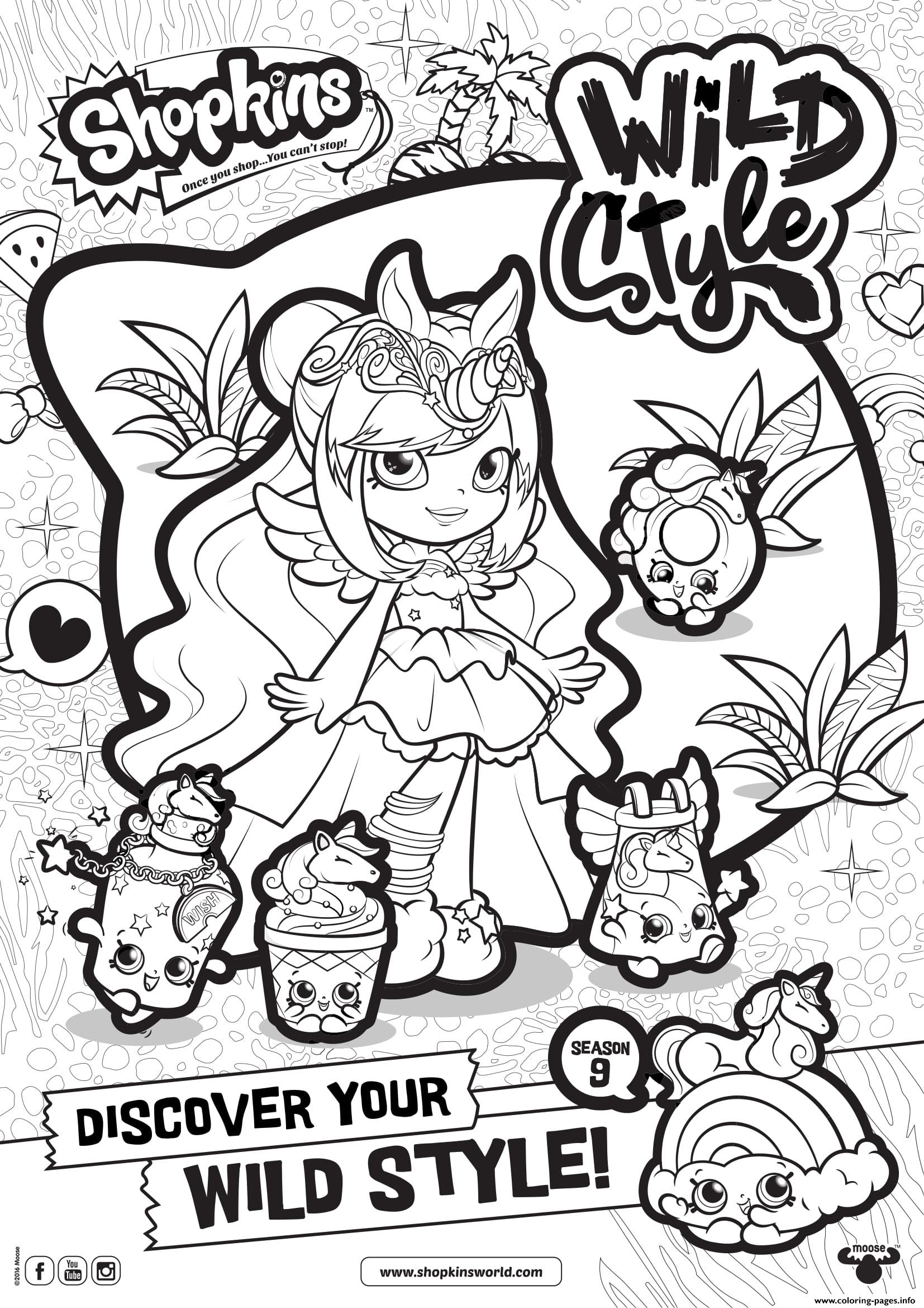 1654x2339 New Shopkins Wildstyle Coloring Pages Design Free Coloring Pages