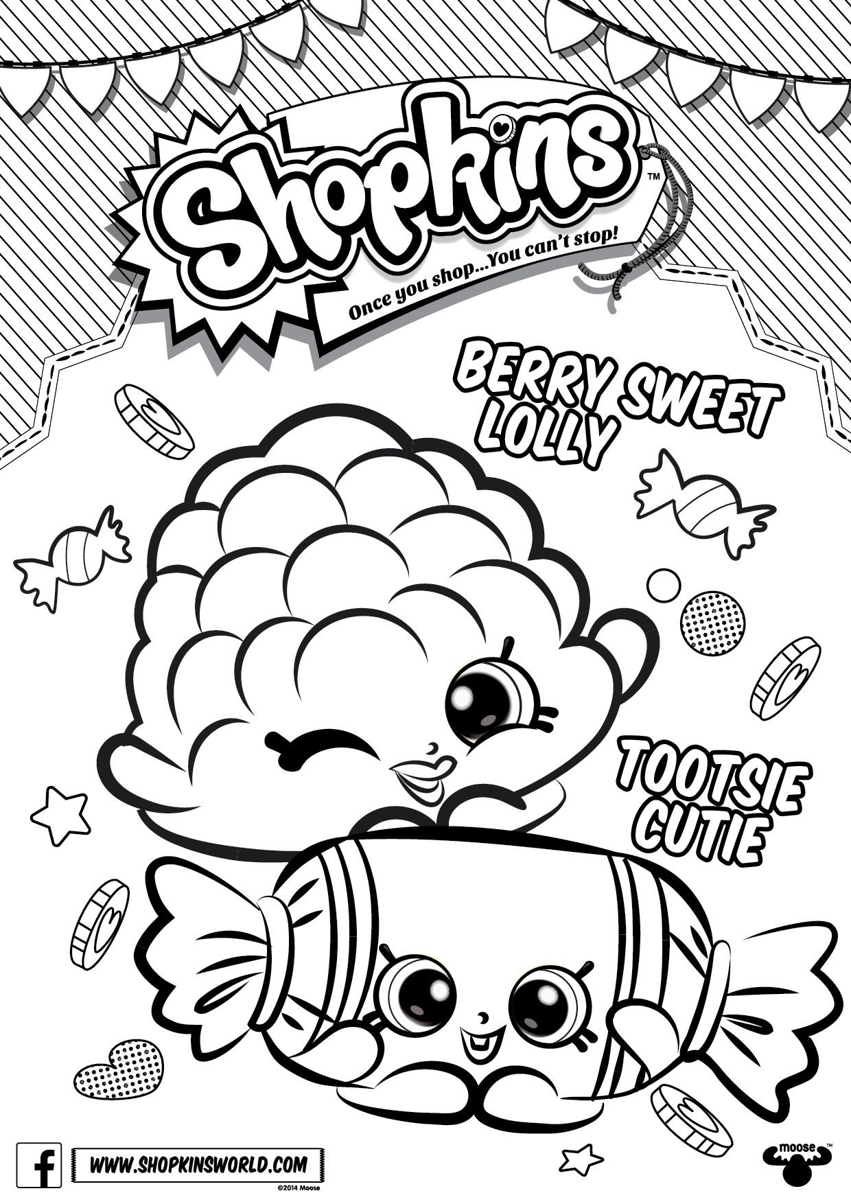 1240x1754 Coloring Pages Of Shopkins Season