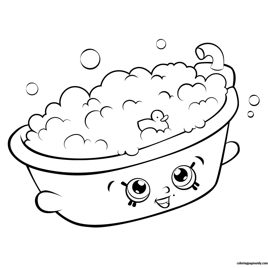 1024x1024 Shopkins Coloring Pages Snow Crush Copy Bertha Bath Shopkin Season