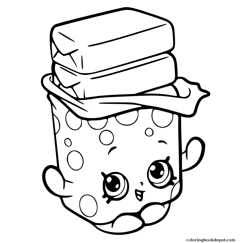 1024x1024 Bobby Bubble Gum Shopkins Season Coloring Pages