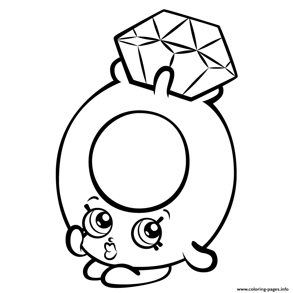1024x1024 Print Roxy Ring With Diamond Shopkins Season Coloring Pages