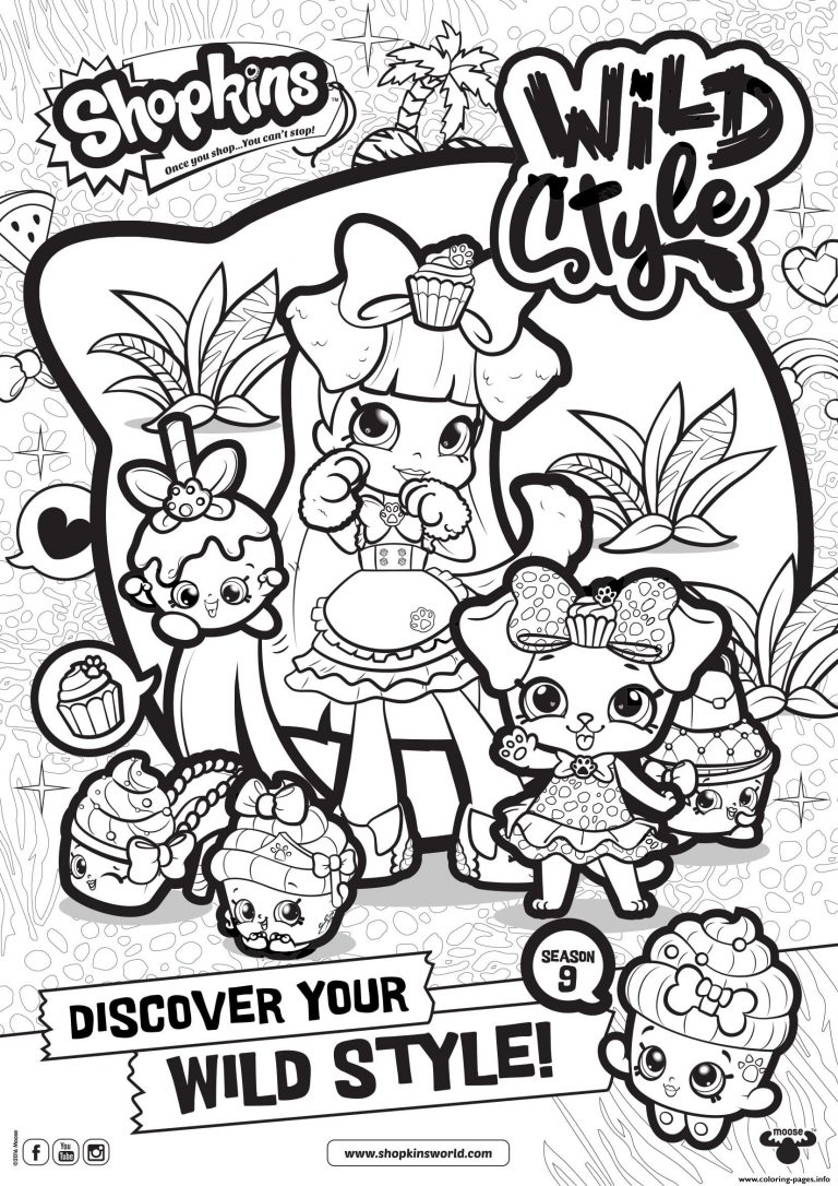 768x1086 Coloring Pages For And Up Best Of Fresh Shopkins Season Wild
